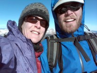 Michelle and Dave on top of Grizzly Peak, Colorado