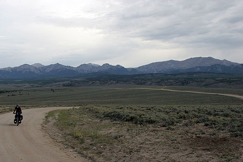 A flat section between climbs on the Great Divide Mountain Bike Route